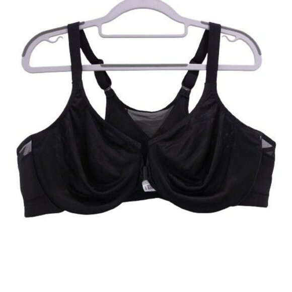 NEW Glamorise Full Figure Plus Size Wonderwire FrontClosure Posture Back Bra 44C - Picture 1 of 4